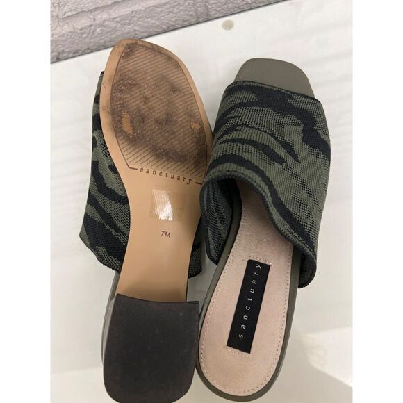 Sanctuary Women Rumble Recycled Mesh Camouflage Open Toe Sandals Size 7M - Picture 5 of 6